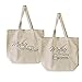 ELEGANTPARK Mother Gifts Bag for Wedding Mother of The Bride Groom Gifts Bag for Women Mother of The Bride/Groom Tote Bag 100% Cotton