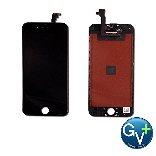 Group Vertical Replacement Screen Assembly Compatible with iPhone 6 (4.7") (Black) (GV+ Performance)