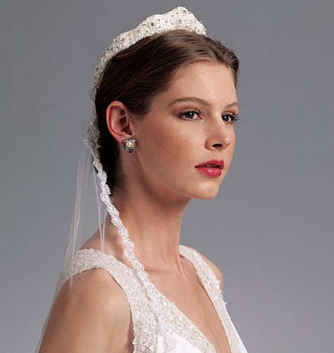 Vogue Bridal Pattern 8569 Headpieces, Tiara and Bridal Veils with Variations - Thumbnail 4