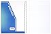 Mead Trapper Keeper Snapper Trapper Spiral Notebook, 1 Subject, Wide Ruled, Blue (72696)
