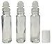 Roll-On Bottles Glass, 3 Bottles