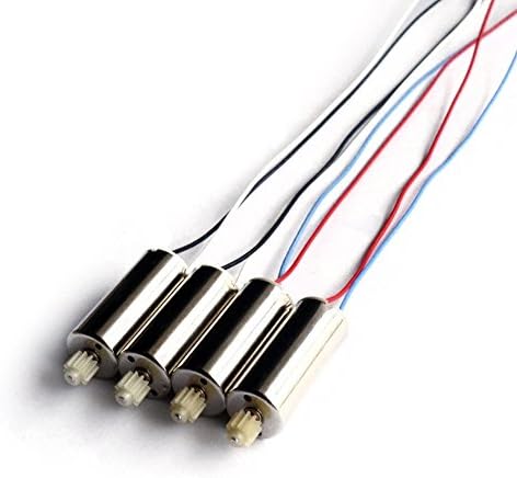 iDrones Quadcopter Parts 2 Clockwise Motors and 2 Anti-clockwise Motors for DM009/KW009 with Gears Set 7.4V 820 Motors