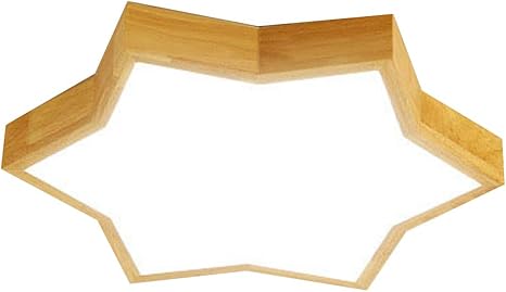 Ccsun Solid Wood Childrens Ceiling Lighting Bedroom 21w Star