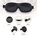 ROVAZO - 3D Sleep Mask and Ear Plug Travel Set 2 Pack – Super Soft Contoured Adjustable Black Out Eye Shades - Premium, Comfortable Silicone Ear Plugs - for Planes and Naps - Bonus Pouch