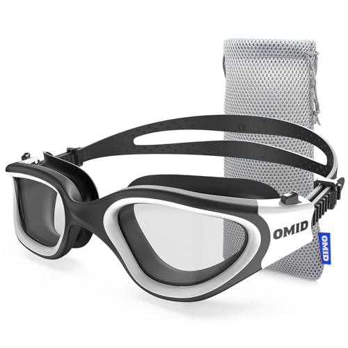 OMID Schwimmbrille, P2 Komfortable Anti-Fog Schwimmbrille für Männer Frauen Erwachsene Jugend