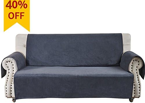 Homluxe Premium Non-Slip Pet Dog Couch Covers Living Room Sofa Slipcovers Furniture Protector (Loveseat, Gray)