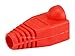 Monoprice [50pcs] RJ-45 Color Coded Strain Relief Boots - Red