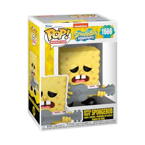 Pop! TV: SBS 25th - Spongebob Squarepants - SB with Guitar - Figura de Vinilo Coleccionable - Idea de Regalo- Mercancia Oficial - Juguetes para Niños y Adultos - TV Fans