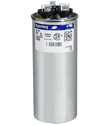 Z97F9837 - 35 + 4 uf MFD 370 Volt VAC - GE Round Dual Run