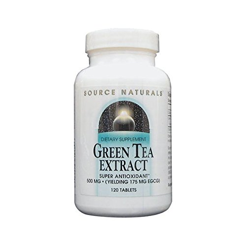 Source Naturals Green Tea Extract 500 mg Super Antioxidant – 120 Tablets