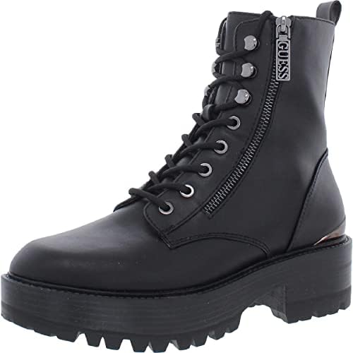سعر GUESS Women's Fearne Combat Boot, Black 967, 9 فى السعودية بواسطة
