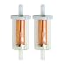 Hipa 2 Pack 695666 Fuel Filter for Briggs and Stratton 845125 691035 5065 5065D 5065K 493629 MTD Craftsman Cub Cadet Troy Bilt Lawn Mower Tractor