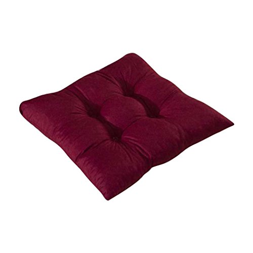 Hometom Warm Seat Pad, 15.7×15.7inch Square Pad Indoor/Outdoor Garden Patio Home Kitchen Office  ...