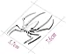Danti 3D Spider Chrome Emblems Badges Sticker Silvery for Can am Spyder RT ST RS¡­