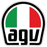 AGV Amisano Gino Valenza Italian motorcycle racing helmet sticker decal 4