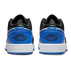 Jordan Big Kid's Air 1 Low White/Royal