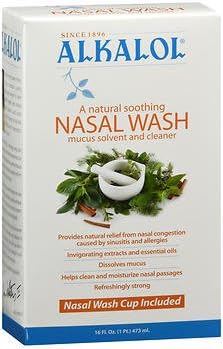 Alkalol Nasal Wash - 16oz, Pack of 6