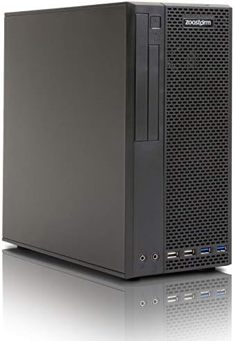 Zoostorm Elite Desktop PC - (Black) (AMD Ryzen 5 2600 3.4 GHz, 8 GB RAM, 120 GB SSD, Integrated Radeon R5 Graphics, Windows 10 Pro)