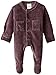 L'ovedbaby Unisex-Baby Newborn Organic Cotton Velour Footed Overall
