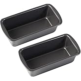 JJYHEHOT 2PCS Small Loaf Pan for Baking Bread, 1lb Bread Loaf Tin, 7.5 x 3.5 x 2.4 inch Banana Bread Pans, Non-Stick Meatloaf Pan, Rectangular Bread & Loaf Tins for Ovens Air Fryer