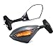 2X Carbon Style Integrated LED Turn Signal Light Blinker Side Marker Rearview Side Mirror for Racing Bike Suzuki SV650