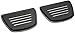 Kuryakyn 7579 Motorcycle Foot Control Component: Premium Mini Board Floorboards without Adapters, Gloss Black, 1 Pair