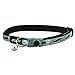 Rogz Reflective Cat Collar with Breakaway Clip and Removable Bell, fully adjustable to fit most breeds, Black Paw Design