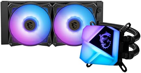 MSI MAG CORELIQUID C240 Liquid CPU Cooler '240mm Radiator, 2X