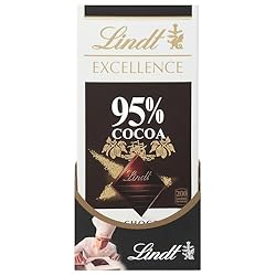 Lindt EXCELLENCE 95% Cocoa Dark Chocolate Bar, Dark