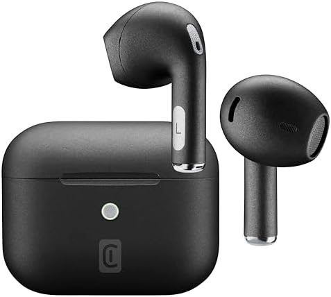 | Crystal | TWS Bluetooth 5.0 Kabelloser In-Ear-Kopfhörer mit Ladebox – Umgebungsgeräuschunterdrückung – Sprechzeit: 3,5 Stunden – Aufladen: 1,5 Stunden – Reichweite: 10 m Schwarz
