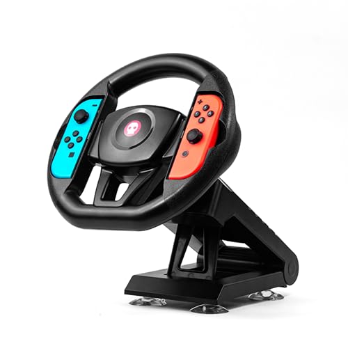 Soporte de Mesa con Volante Joy-Con para Nintendo Switch & OLED – Accesorio de Volante de Carreras