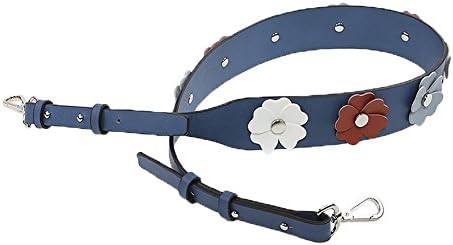 Myathle Wide Flower Purse Straps Replacement Vintage Guitar Handbags Strap for Shoulder Bags