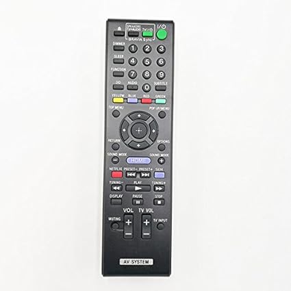 universal remote for sony music system
