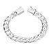 Minkang Fashion Jewelry 925 Solid Silver Chain Bracelet