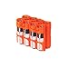 Storacell - COMINHKG125372 AA8pkORG by Powerpax AA Battery Caddy, Orange, Holds 8 Batteries