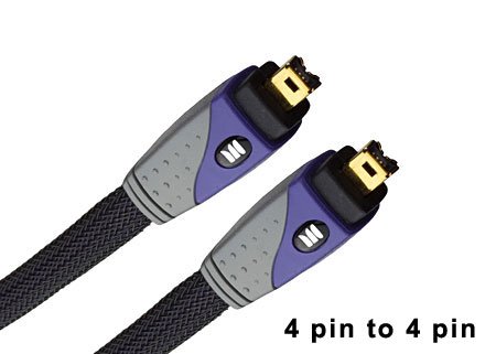 Monster Digital Firelink Cable 7 ft. 4 pin to 6 pin FireWire Audio Cable M DG FL400 4/6-7