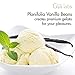 Vanilla Beans (Planifolia) Grade A Whole - 5 x Prime Gourmet - 5 to 6 inches for Extract, Baking, Coffee, Brewing, Cooking