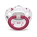 NUK Orthodontic Pacifier Value Pack, Girl, 6-18 Months (Pack of 3)