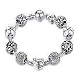 YOUFENG Love Beads Charms Bracelet for Girls Women