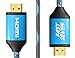 FASTSEVEN 4K HDMI Cable 6ft 1 Pack, Braided Nylon, Shielded, hdmi 2.0 High Speed, 18Gbps 4K 60HZ HDR, 2160P, ARC, HDCP 2.2, hdmi to hdmi, for Laptop, Monitor, PS4, PS5, Xbox, UHD TV Apple TV & More