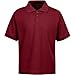 Premium Wear Men's Polo Shirts - Short Sleeves Stain Guard Polo Shirts - Burgundy X-Large