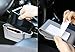 KMMOTORS Double Side Car Organizer Pocket, Dashboard Phone Holder, Console Organizer, Coin Holder, Auto Console Storage for Phones, Earphones, Sunglasses (Beige)