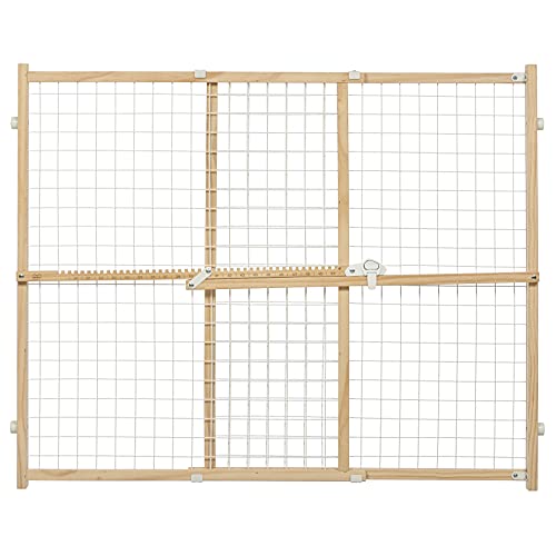 MidWest Homes for Pets Wire Mesh Pet Safety Gate, Dog Gate Expands From 29 - 50…