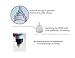 INKUTEN Set of 4 Refill Ink Kit MegaTank for GI-290 and PIXMA G4200, PIXMA G3200, PIXMA G2200, PIXMA G1200 Printers