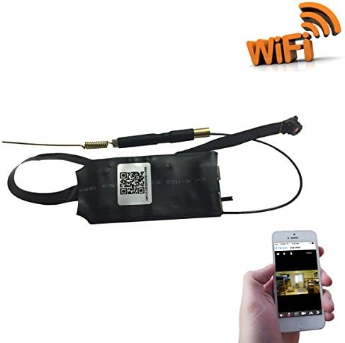 Camclub WiFi HD 1080P Mini Portable DIY Module Hidden Motion Detection Camera with Remote Access for iPhone and Smartphone(Free Power Bank and 8G Micro SD Card )