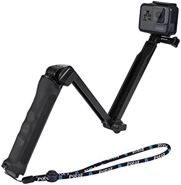 Awinning Multi-function Tripod Extendable Selfie Stick Handheld Monopod for GoPro HERO5 HERO4 Session HERO 5 4 3+ 3 2 1 SJCAM SJ4000 (PU202)