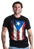 Puerto Rico Flag | Boricua, Nuyorican, Puerto Rican Pride Unisex T-Shirt Black
