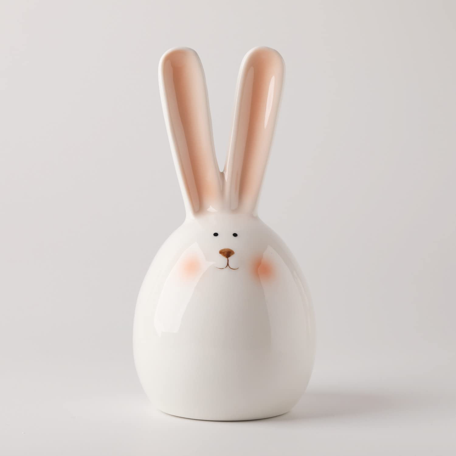 GOODSTART Ceramic Bunny Rabbits Ceramic Bunny Figurine, Porcelain Modern Art Spring Home Decoration, Statues for Home Decor Easter Decorations Rabbits Decor
