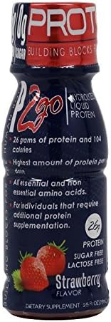 Llorens Pharmaceutical Proteinex 2Go Liquid Predigested 26g Protein Shots - Available in 2 Flavors Strawberry/Single