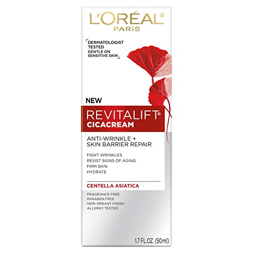 L OrÃ©al Revitalift Cicacream Anti-wrinkle plus Skin Barrier Repair, 1.7 oz. (Pack of 2)